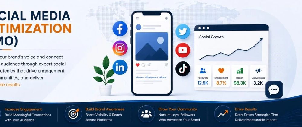Cover image for Social Media Growth Solutions by Digimix Agency