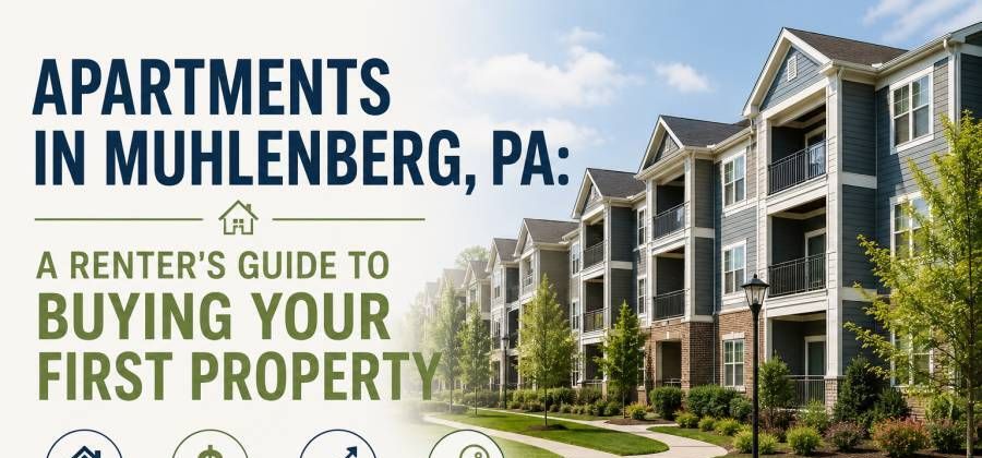Cover image for Apartments in Muhlenberg, PA: A Renter's Guide to Buying Your First Property