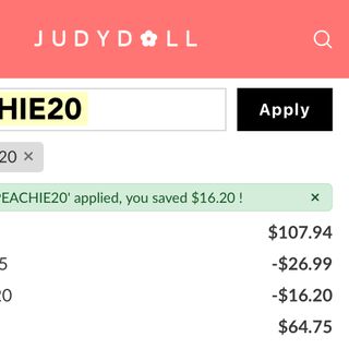 Judydoll coupon code 2025 profile picture