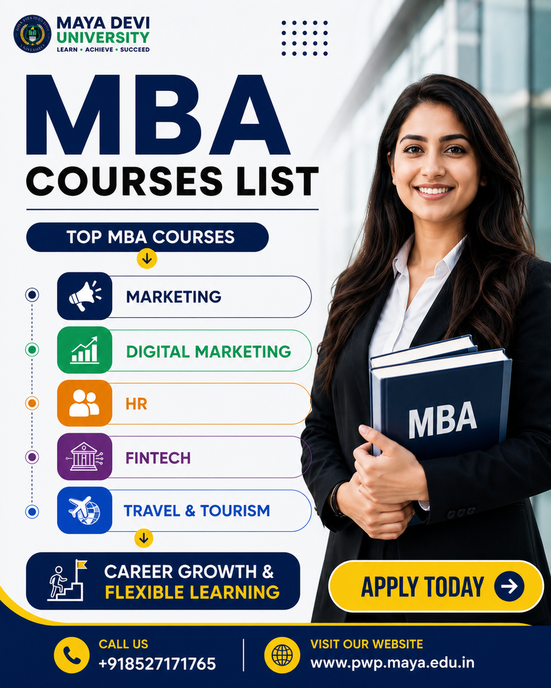 Best MBA Courses and Specializations for Students