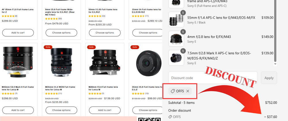 Cover image for 7artisans coupon code: OFF5 – Up to 70% Off