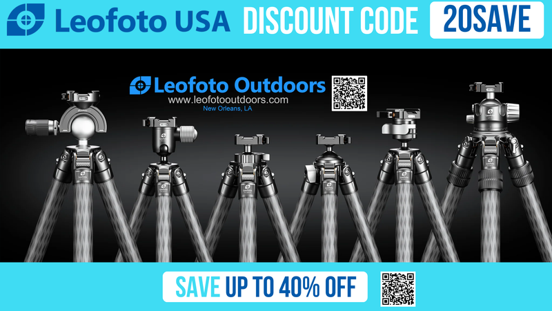 Leofoto USA Discount Code 20SAVE - Save 12% OFF sitewise