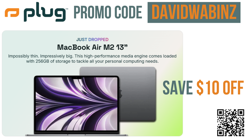 Plug Tech Promo Code DAVIDWABINZ - $10 OFF sitewise