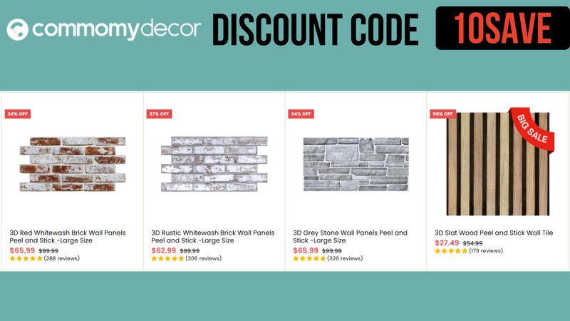 Commomy Promo Code 10SAVE - 10% OFF all products (2026)