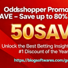oddsshopperdiscountcode50save profile image