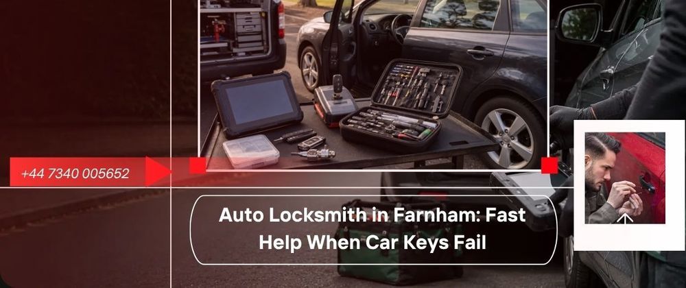 Cover image for Auto Locksmith in Farnham: Fast Help When Car Keys Fail