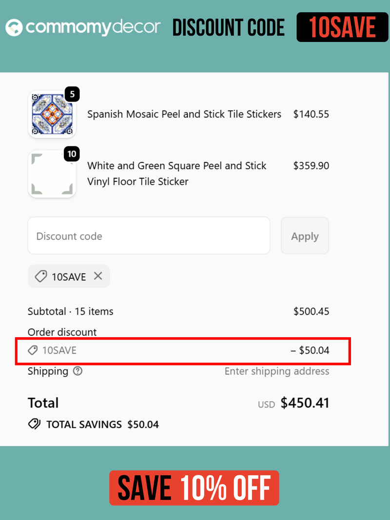 Commomy Coupon 10SAVE - 10% OFF all items (2026)