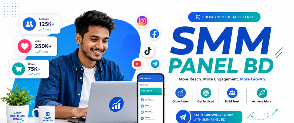 Cover image for Top Benefits of Using an SMM Panel BD for Social Media Growth