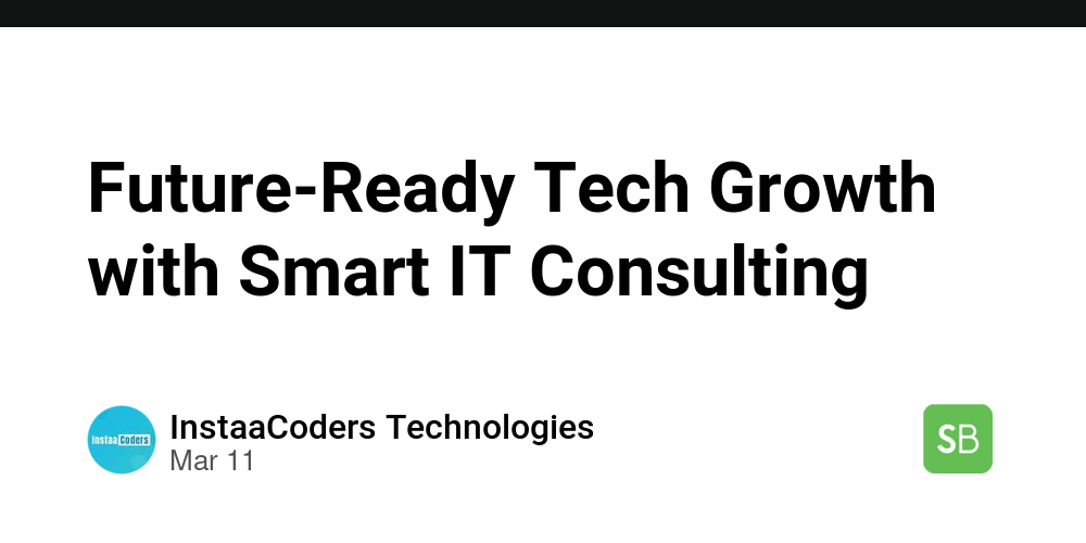 Future-Ready Tech Growth with Smart IT Consulting