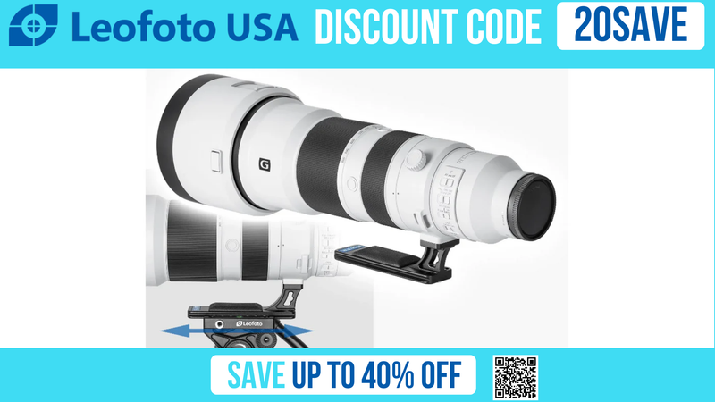 Leofoto USA Discount Code 20SAVE - Save 12% OFF sitewise