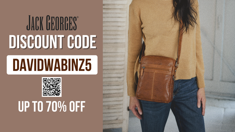 Jack Georges Promo Code DAVIDWABINZ5 - Save 5% OFF sitewise (Updated 2026)