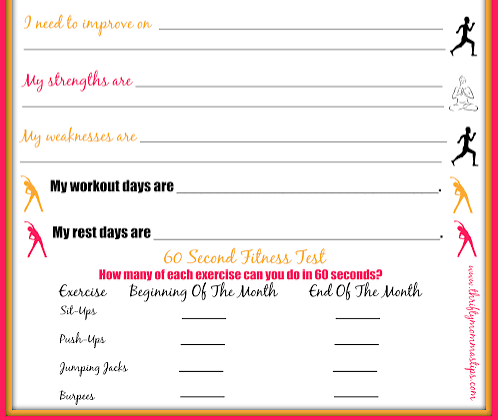 Cover image for Fitness Goals Worksheet & Monthly Payroll Sample