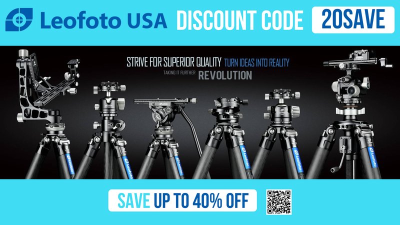 Leofoto USA Discount Code 20SAVE - Save 12% OFF sitewise
