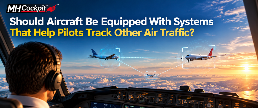 Cover image for Should Aircraft Be Equipped With Systems That Help Pilots Track Other Air Traffic?