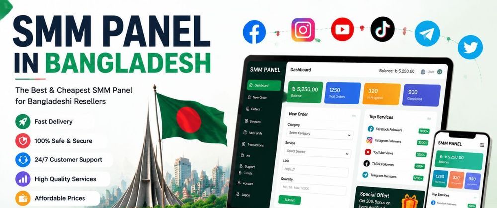 Cover image for Best SMM Panel in Bangladesh for YouTube Promotion