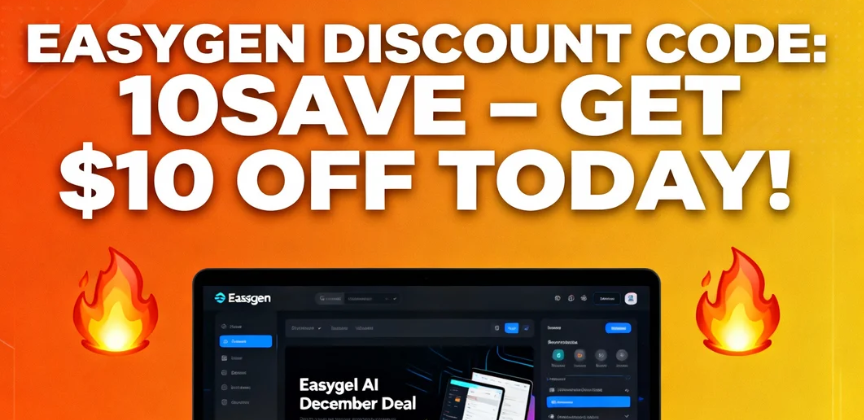 Cover image for EASYGEN DISCOUNT CODE: 10SAVE – GET $10 OFF