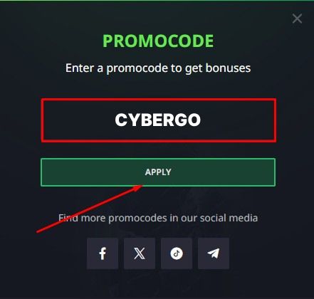 How to Use the Hellcase Promo Code Step3