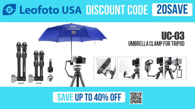 Leofoto USA Discount Code 20SAVE - Save 12% OFF sitewise