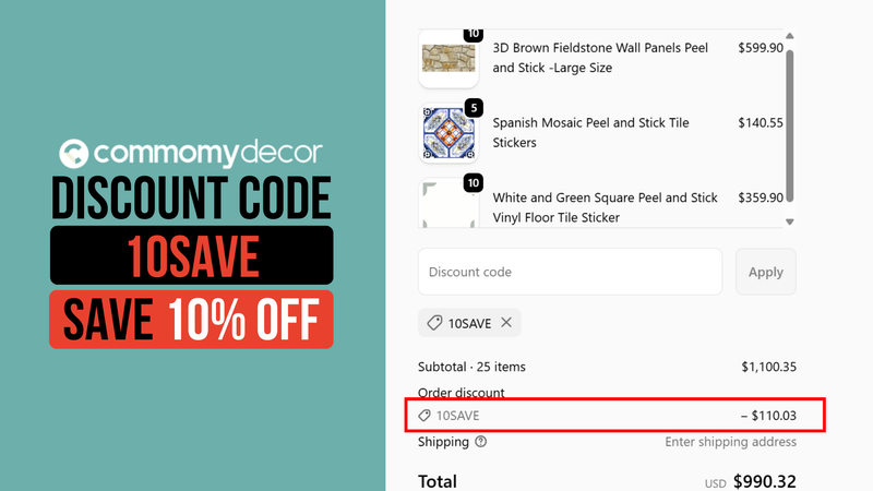 Commomy Discount Code 10SAVE - Save 10% OFF sitewise (2026)