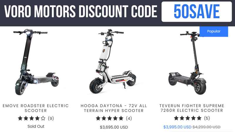 Voro Motors Coupon Code 50SAVE