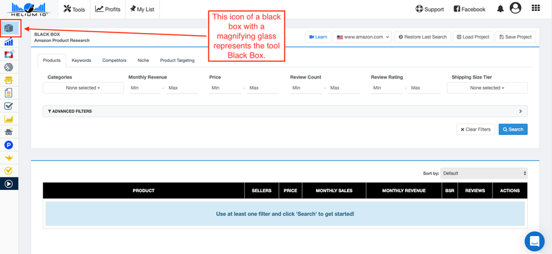 Image showing the helium 10 black box