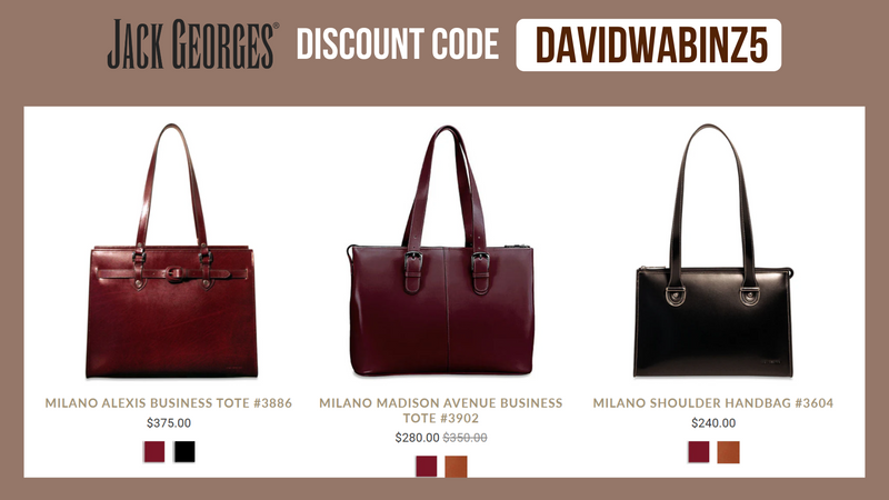 Jack Georges Discount Code DAVIDWABINZ5 - Extra 5% OFF all products (Updated 2026)