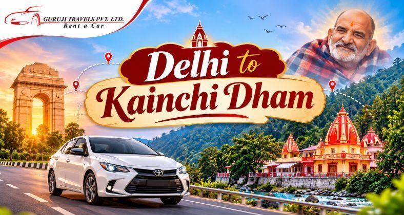 Cover image for Delhi to Kainchi Dham Cab Price: Distance, Taxi Fare & Travel Tips