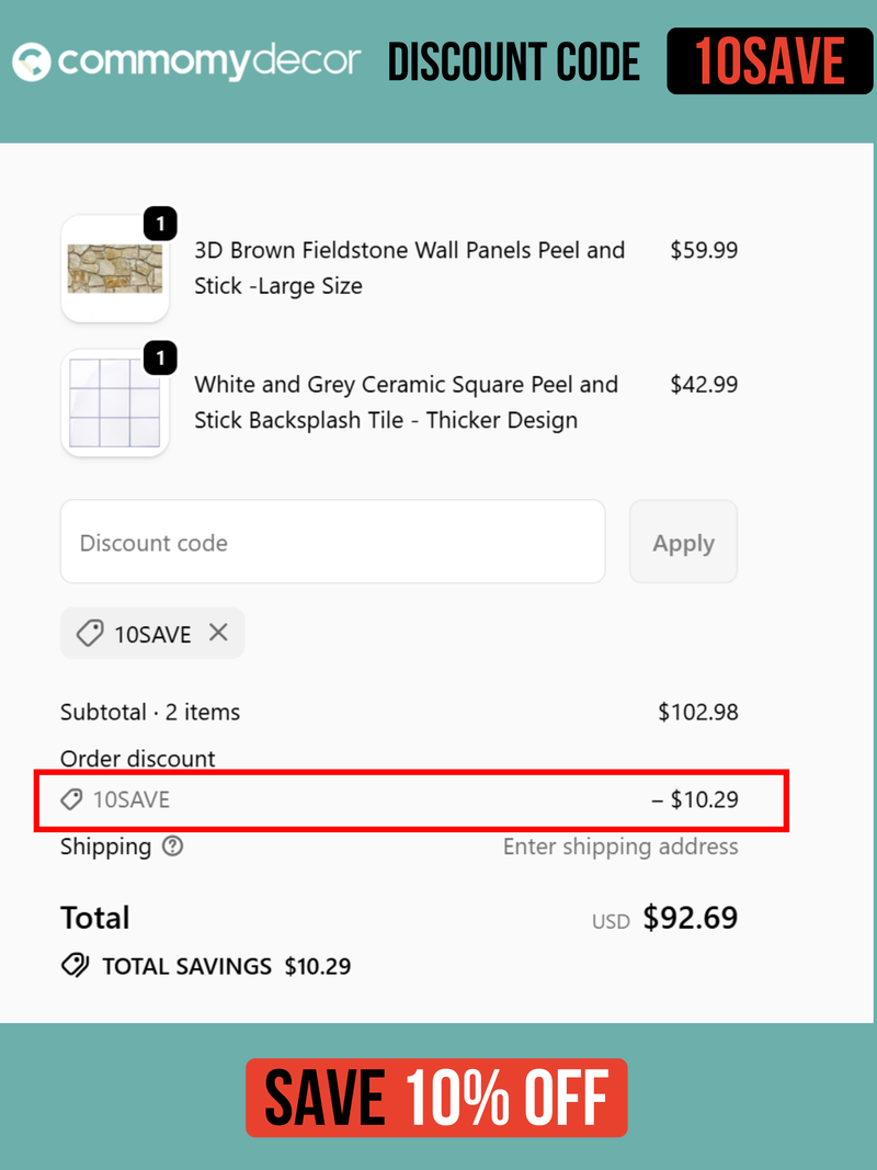 Commomy Coupon 10SAVE - 10% OFF all items (2026)