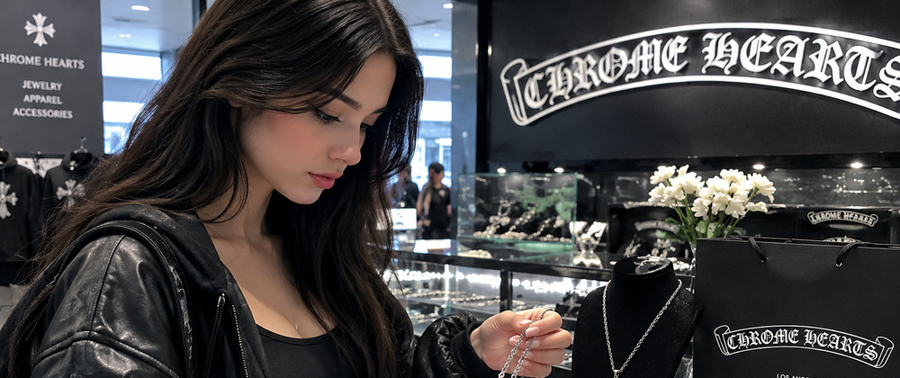 Cover image for Bold American Accessory Culture Inspired by a chrome hearts necklace