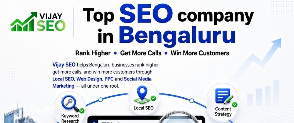 Cover image for Best SEO Company in Bengaluru for Sustainable Online Growth