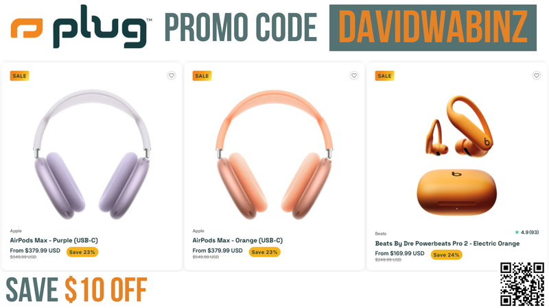 Plug Tech Discount Code DAVIDWABINZ - $10 OFF all products