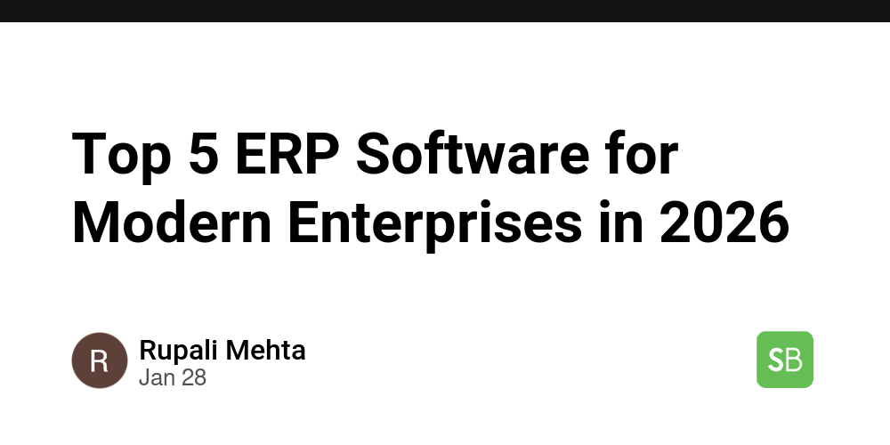 Top 5 ERP Software for Modern Enterprises in 2026 - Spring Builders