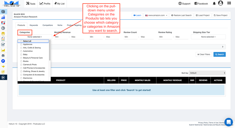 Image showing results in black box