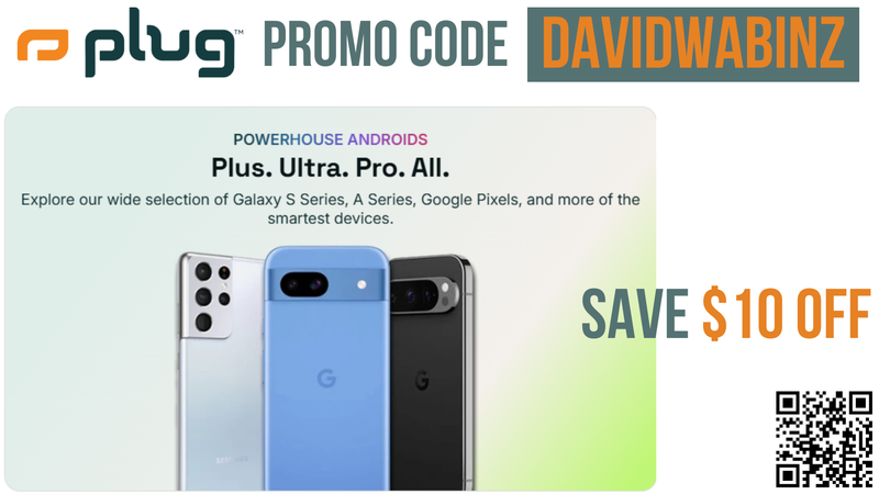 Plug Tech Promo Code DAVIDWABINZ - Save $10 OFF sitewise