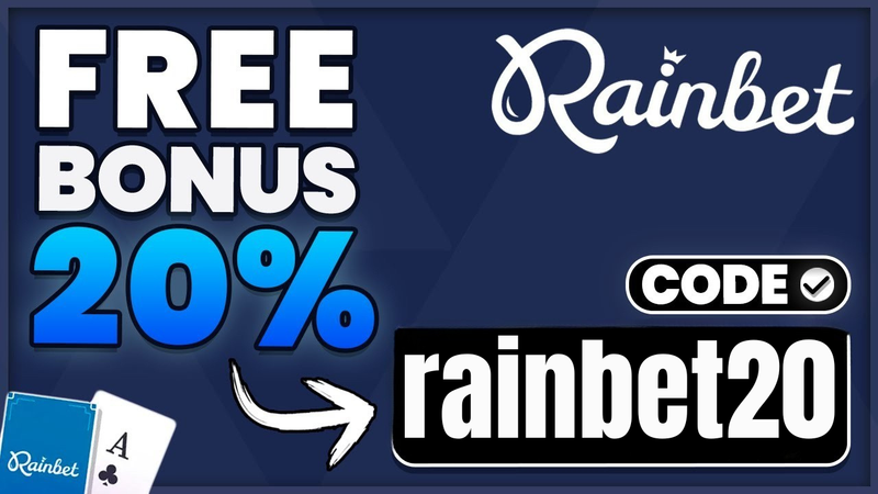 Rainbet casino dashboard showing the 20% Rakeback activation status after entering referral code rainbet20