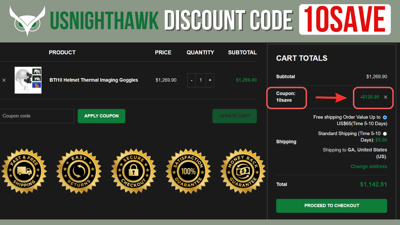 Usnighthawk Coupon Code 10SAVE - 10% OFF all items