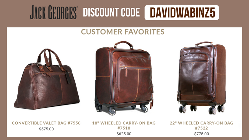 Jack Georges Promo Code DAVIDWABINZ5